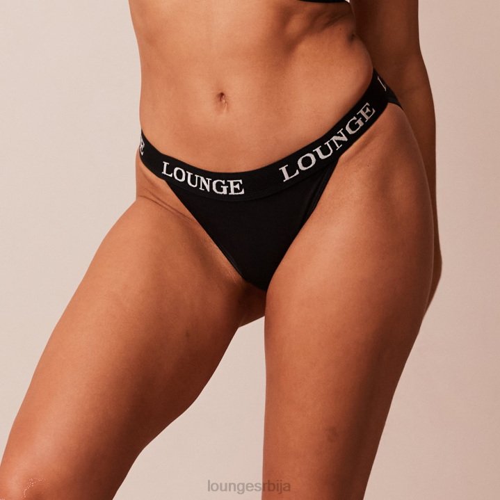 гаћице од бамбуса троугла Жене Lounge Доњи веш JPFL425 све црно