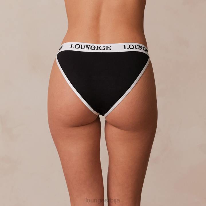 гаћице од бамбуса троугла Жене Lounge Доњи веш JPFL429 црн