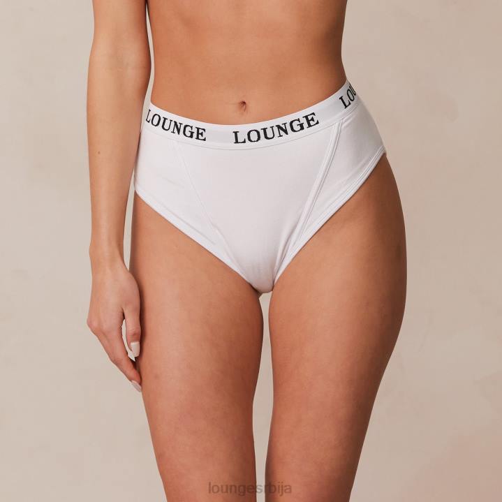 основне гаћице од бамбуса Жене Lounge Доњи веш JPFL432 бео
