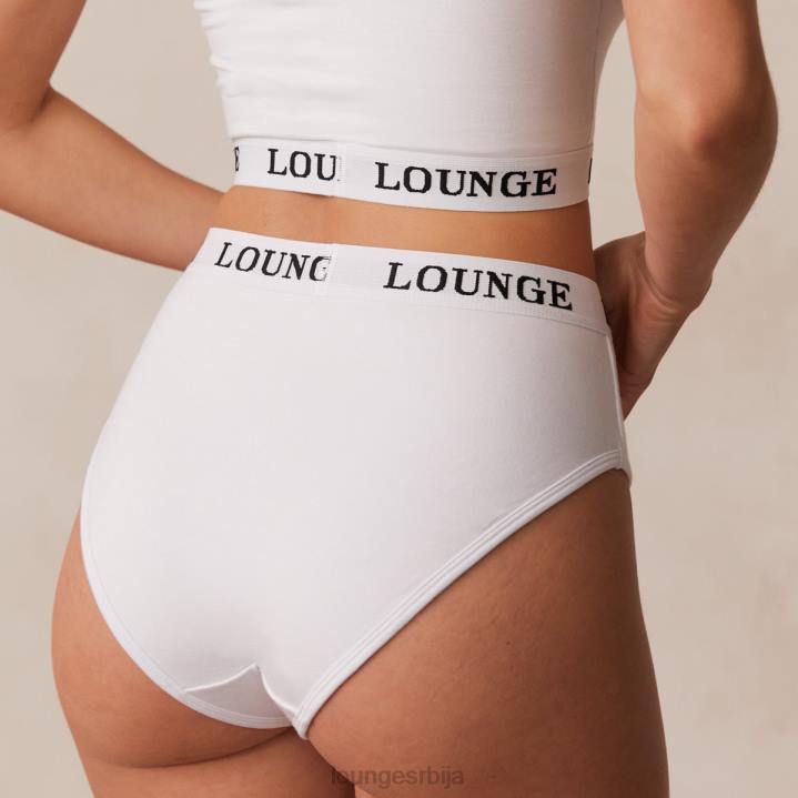 основне гаћице од бамбуса Жене Lounge Доњи веш JPFL432 бео