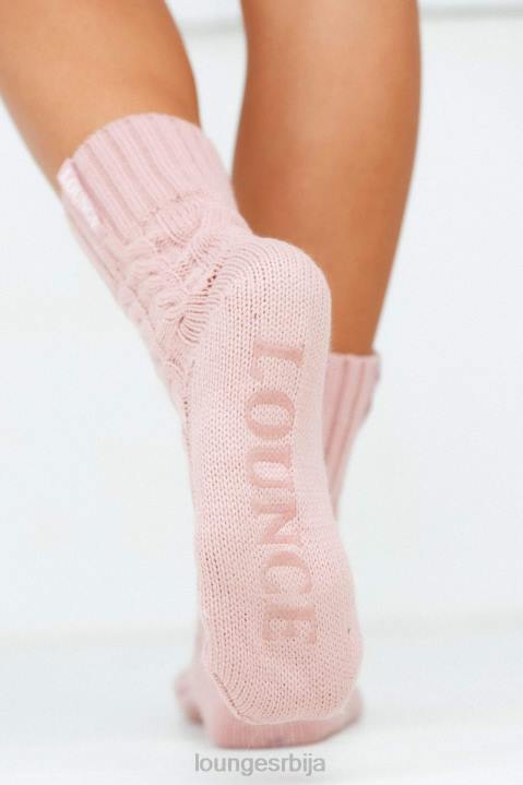 удобне плетене чарапе Жене Lounge Одећа JPFL938 розе