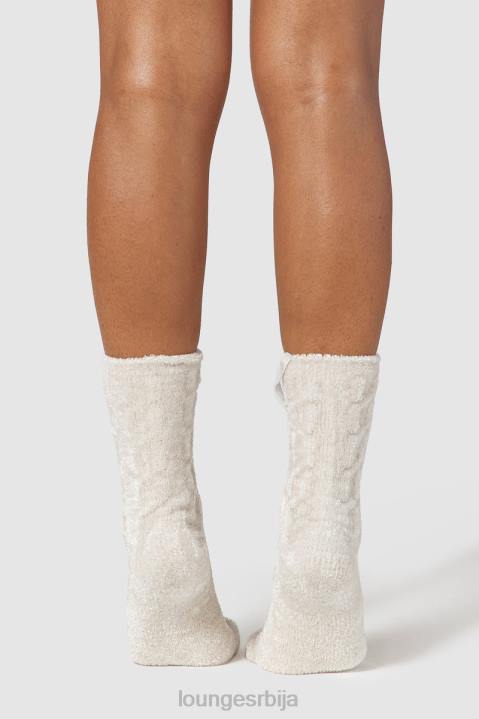 плетене чарапе од женила Жене Lounge Одећа JPFL950 бисерно