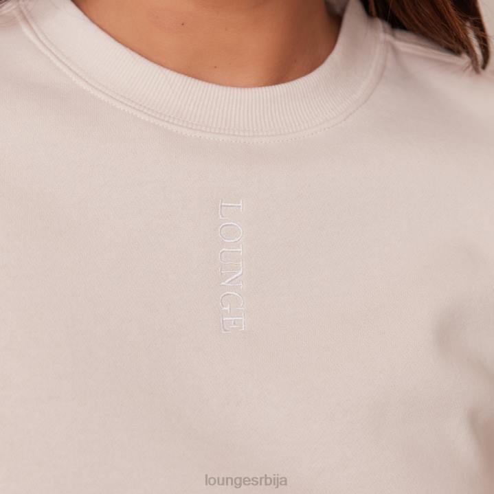 џемпер са овратником Жене Lounge Одећа JPFL866 крем