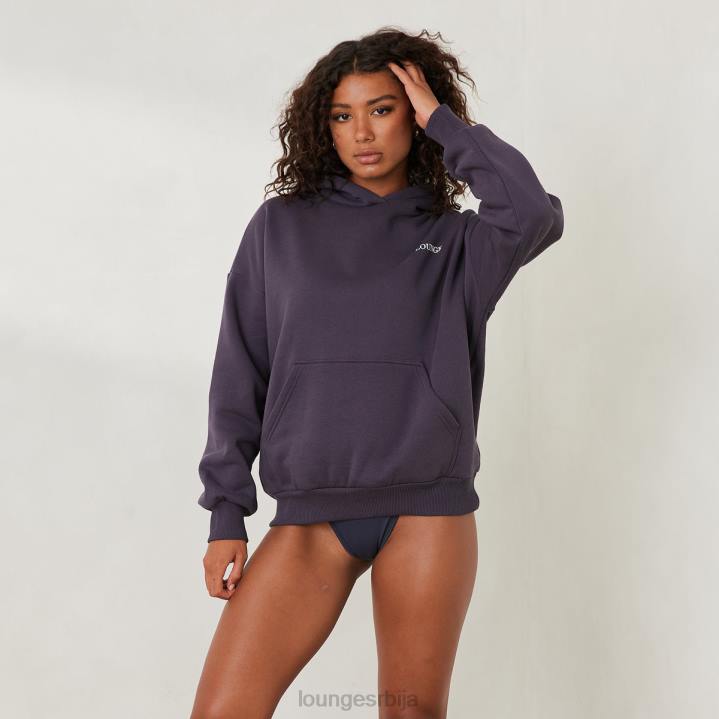 есенцијална превелика дуксерица Жене Lounge Одећа JPFL875 димљено плаво