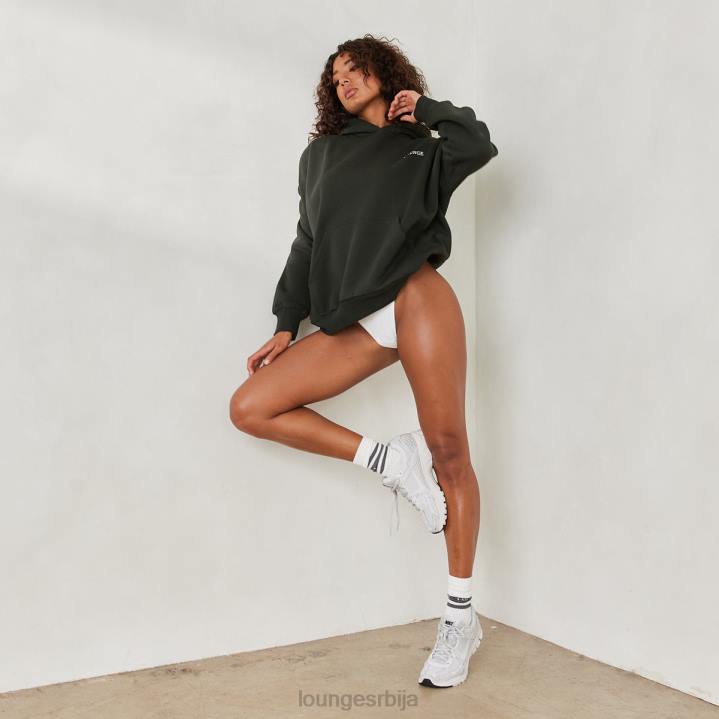 есенцијална превелика дуксерица Жене Lounge Одећа JPFL881 бор зелен