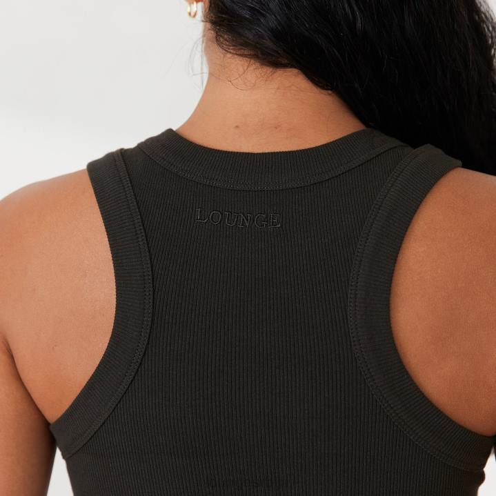ребрасти тркач бацк топ к јесс хунт Жене Lounge Одећа JPFL803 опрано црно
