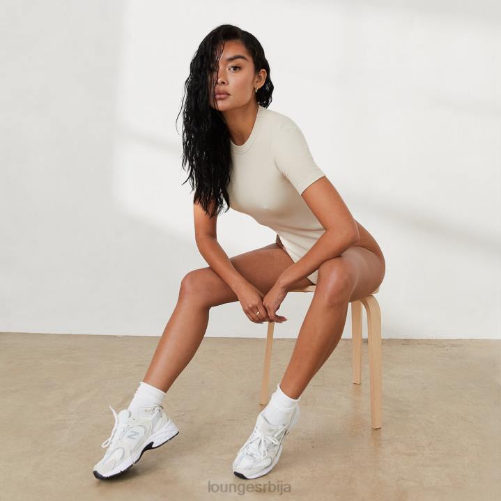 ребраста мајица боди к јесс хунт Жене Lounge Одећа JPFL809 кост