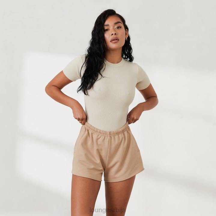 ребраста мајица боди к јесс хунт Жене Lounge Одећа JPFL809 кост