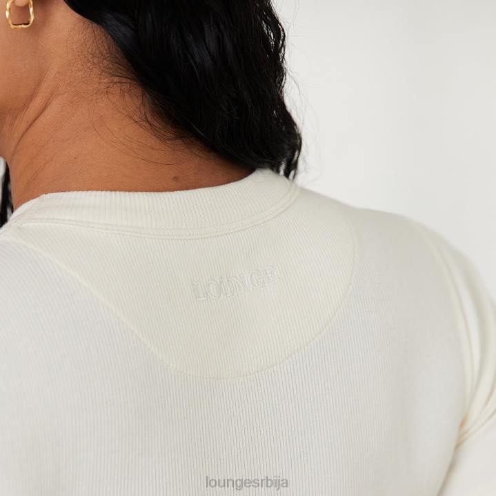 ребраста мајица боди к јесс хунт Жене Lounge Одећа JPFL813 бело