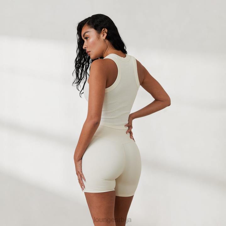 ребрасти тркач бацк топ к јесс хунт Жене Lounge Одећа JPFL814 бело