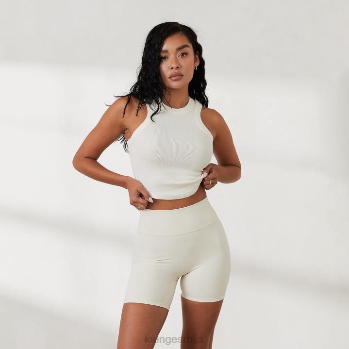 ребрасти тркач бацк топ к јесс хунт Жене Lounge Одећа JPFL814 бело