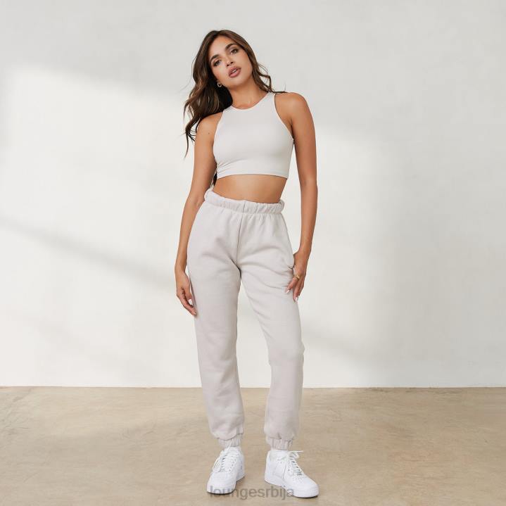 Тркачки горњи део коже од 365 секунди Жене Lounge Одећа JPFL854 камен