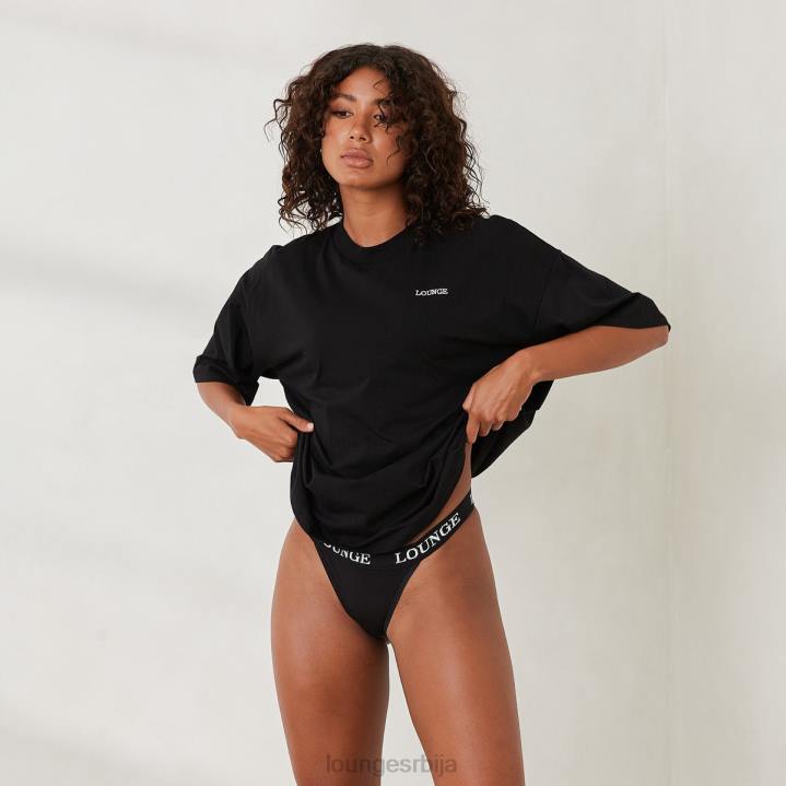 есенцијална превелика мајица Жене Lounge Одећа JPFL846 црн