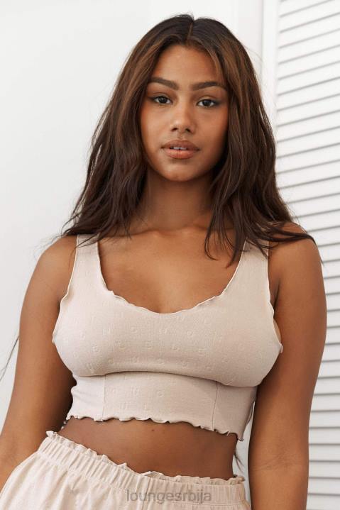 горњи део пиџаме са воланима Жене Lounge Одећа JPFL919 минк