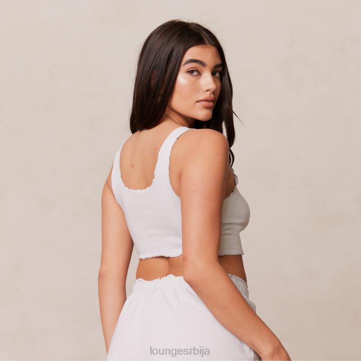 горњи део пиџаме са воланима Жене Lounge Одећа JPFL922 мраз