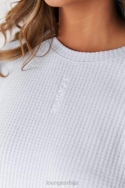 мекана пиџама од вафла Жене Lounge Одећа JPFL924 мраз