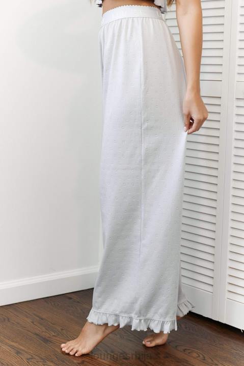 пиџама панталоне са наборима Жене Lounge Одећа JPFL941 мраз