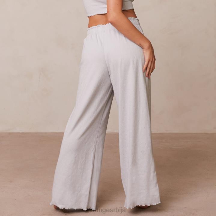 пиџама панталоне са воланима Жене Lounge Одећа JPFL943 мраз