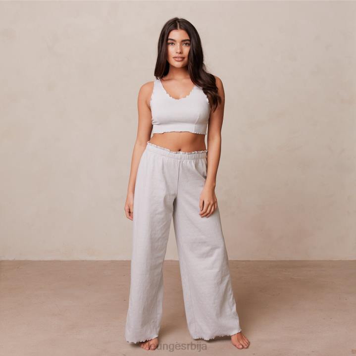 пиџама панталоне са воланима Жене Lounge Одећа JPFL943 мраз