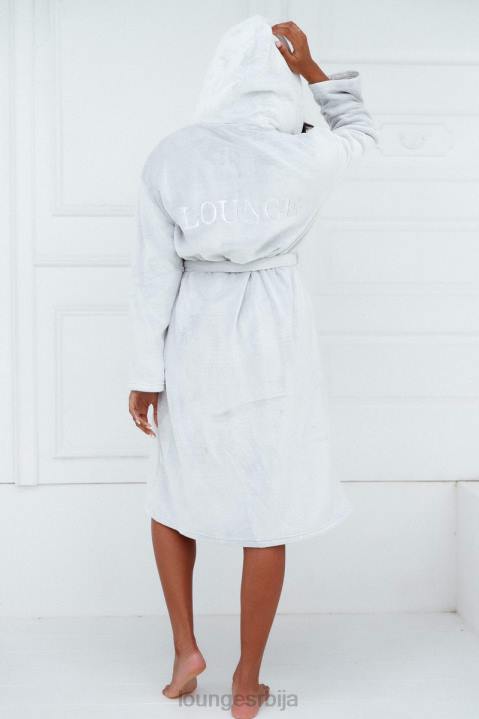 тако мекани луксузни кућни огртач Жене Lounge Одећа JPFL948 сива