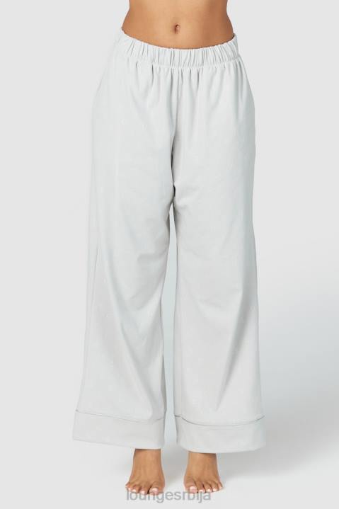 луксузне рељефне пиџама панталоне Жене Lounge Одећа JPFL958 мраз