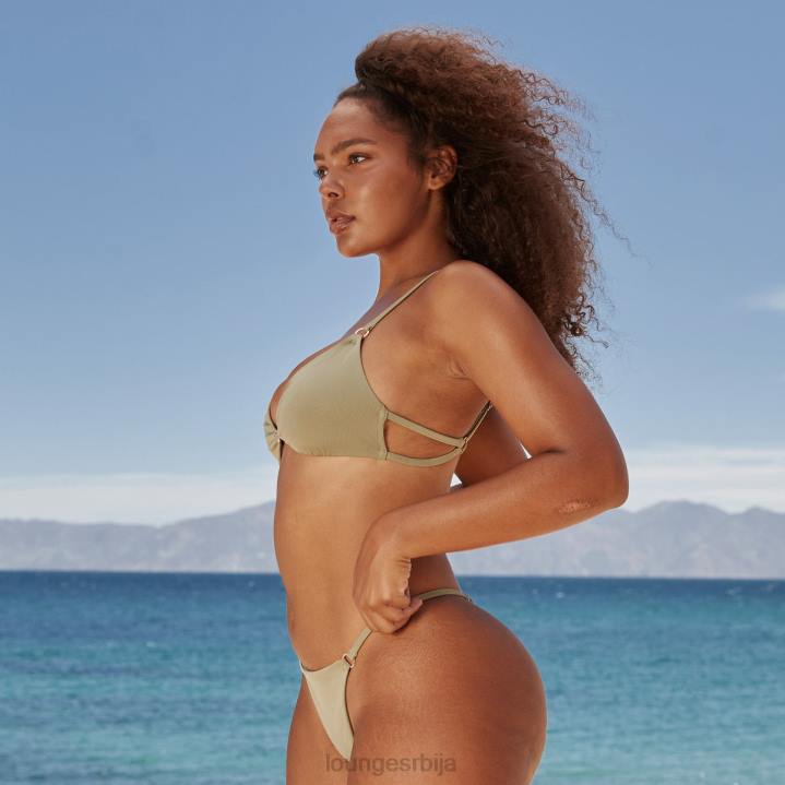 основни бикини горњи део Жене Lounge купаћи костими JPFL1003 маслина