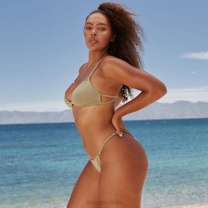 основне бикини гаћице Жене Lounge купаћи костими JPFL1005 маслина