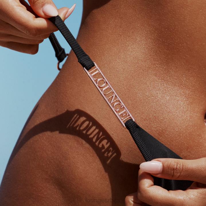 бикини танге са потписом Жене Lounge купаћи костими JPFL1015 црн