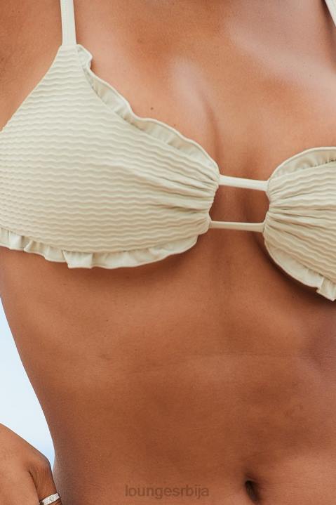 Хаваии текстурирани бикини горњи део Жене Lounge купаћи костими JPFL994 маслина