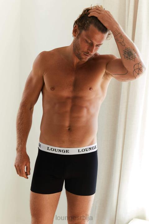 боксери три паковање мушкарци Lounge Доњи веш JPFL442 црн
